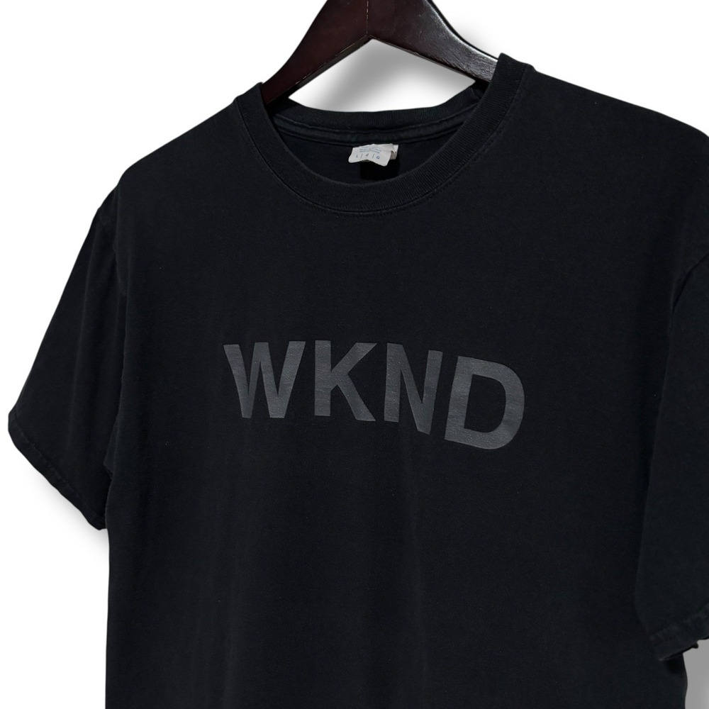 The Weeknd WKND Men's 2021 Tour Double Sided Graphic T Shirt Size L 21 x 28 - Picture 3 of 4